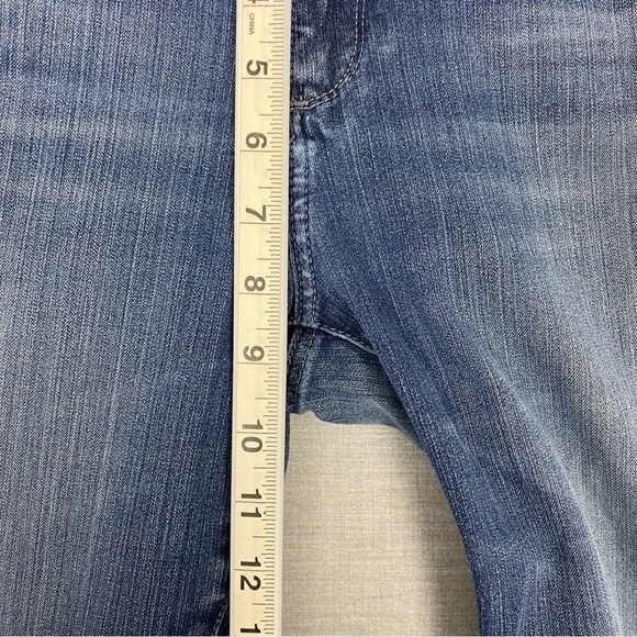 AG Prima Cigarette Jeans 28R Contour 360 Mid Rise Medium Wash Blue - Picture 8 of 10